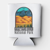 素晴らしサンドデュネスナショナルパークコロラドヴィンテージ 缶クーラー (正面)