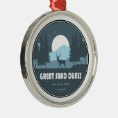 素晴らしサンドデュネスナショナルパークディアー メタルオーナメント (右)