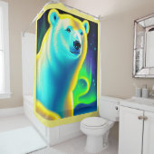 素晴らしシロクマ。 シャワーカーテン (インサイチュ)