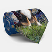 素晴らしスイス山犬 – Starry Night ネクタイ (ロール)