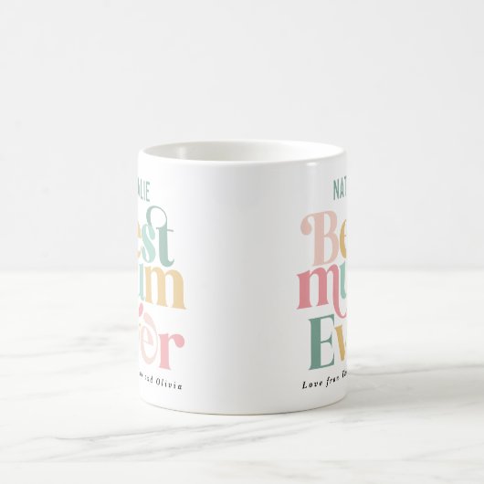 素晴らしスタイリッシュ数々の写真エレガント コーヒーマグカップ (中央)