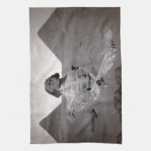 素晴らしスフィンクス&ギザピラミッド壊死症エジプト キッチンタオル (縦)