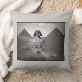 素晴らしスフィンクス&ギザピラミッド壊死症エジプト クッション (ブランケット)