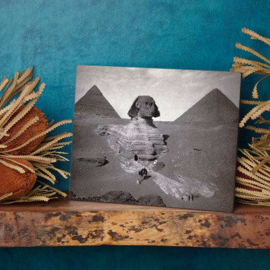 素晴らしスフィンクス&ギザピラミッド壊死症エジプト フォトプラーク (側面)