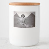 素晴らしスフィンクス&ギザピラミッド壊死症エジプト フードラベル (正面)