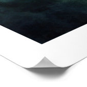 素晴らしスモークマウンテンズナショナルパークウォーター色 ポスター (角)