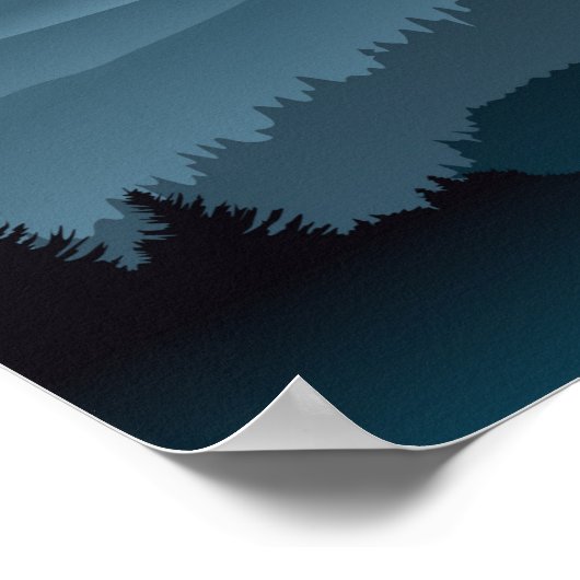 素晴らしスモーク山国公園旅行ポスター ポスター (角)