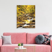 素晴らしスモーク山国立公園。ビッグクリーク キャンバスプリント (インサイチュ (リビング))