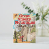 素晴らしスモーク山旅行プリント。 ポストカード (スタンド正面)