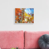 素晴らしスモーク山脈カラフル紅葉 キャンバスプリント (インサイチュ (リビング))