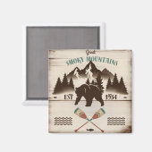 素晴らしスモーク山脈、TNベア マグネット (正面/裏面)