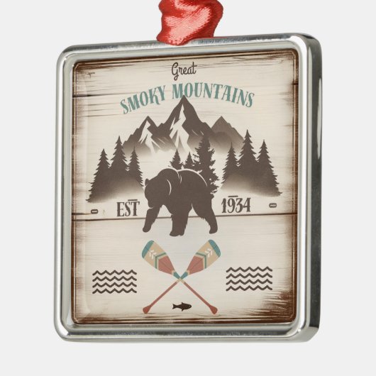 素晴らしスモーク山脈、TNベア メタルオーナメント (左)