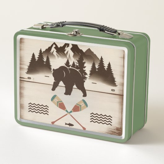 素晴らしスモーク山脈、TNベア メタルランチボックス (正面)