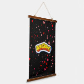 素晴らしタイポグラフィ 吊り下げ型タペストリー (傾斜あり)