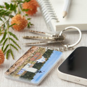 素晴らしダックアイランドライトハウスメインキーチェーン キーホルダー (正面右)