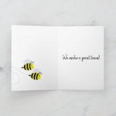 「素晴らしチームワーク」(昆虫)マルハナバチサンキューカード カード (内部)