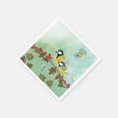 素晴らしティットバード&ホーソーンレッドベリー スタンダードカクテルナプキン (角)