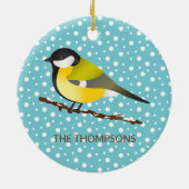 素晴らしティッ専攻のパロスカスタム鳥の姓 セラミックオーナメント (裏面)