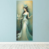 素晴らしデザイン1 キャンバスプリント (インサイチュ (ウッドフロア))