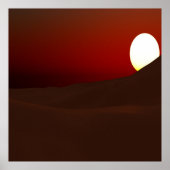 素晴らしデザートサンセットセレーンゴールデンホライズン ポスター (正面)