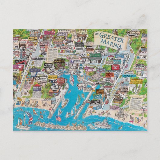 素晴らしデル・レイ・バイ・シャロン ポストカード (正面)