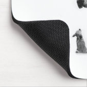 素晴らしデンマーク人およびchihuahua1 マウスパッド (コーナー)