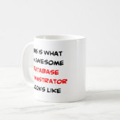 素晴らしデータベース管理者 コーヒーマグカップ (正面左)