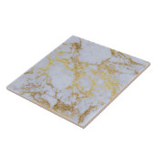 素晴らしトレンディーモダン金ゴールドグリッター タイル (側面)