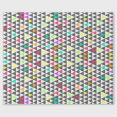 素晴らしトレンディー逆幾何三角形パターン ラッピングペーパー (フラット)