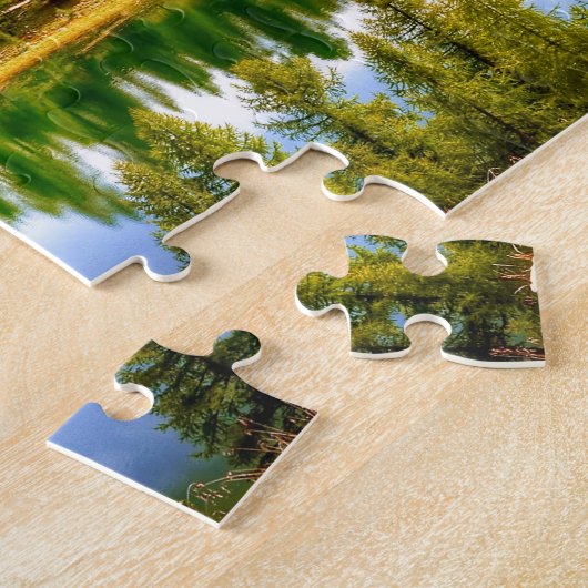 素晴らしドロマイト山脈の風光明媚な景色イタリア ジグソーパズル (側面)