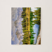 素晴らしドロマイト山脈の風光明媚な景色イタリア ジグソーパズル (縦)