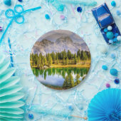 素晴らしドロマイト山脈の風光明媚な景色イタリア ペーパープレート (パーティー)