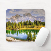 素晴らしドロマイト山脈の風光明媚な景色イタリア マウスパッド (マウス)