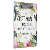 素晴らしナース感謝お礼離れのギフト クリップボード (右)