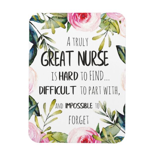 素晴らしナース感謝お礼離れのギフト マグネット (縦)