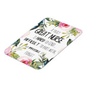 素晴らしナース感謝お礼離れのギフト マグネット (左側)