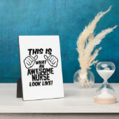 素晴らしナース フォトプラーク (側面)