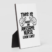 素晴らしナース フォトプラーク (側面)