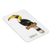 素晴らしハチドリイラストレーション マグネット (右側)