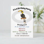 素晴らしハチドリイラストレーション 招待状 (スタンド正面)