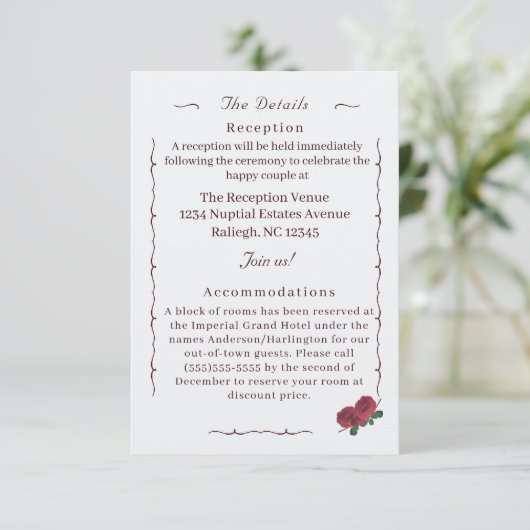 素晴らしバラエンクロージャカード エンクロージャーカード (スタンド正面)