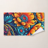 素晴らしバラフローラ色 バスタオルセット (ハンドタオル)