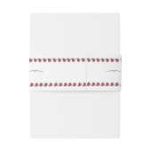 素晴らしバラ招待状用帯 招待状ベリーバンド (裏面例)