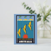 素晴らしバリアリーフオーストラリア広告旅行 ポストカード (スタンド正面)
