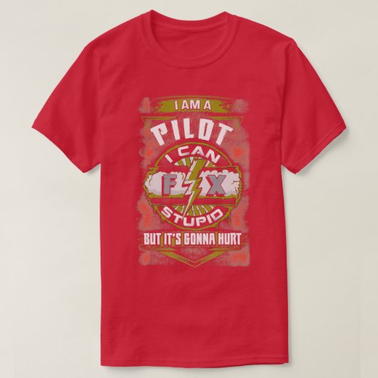 素晴らしパイロットが直せる Tシャツ (デザイン正面)