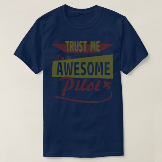 素晴らしパイロット Tシャツ (デザイン正面)