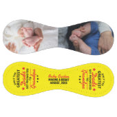 素晴らしパパがGrandpaに昇格カスタム写真 ソフトボール (パネル)