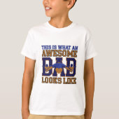 素晴らしパパこれはパパがMENS Tのように見える – Tシャツ (正面)