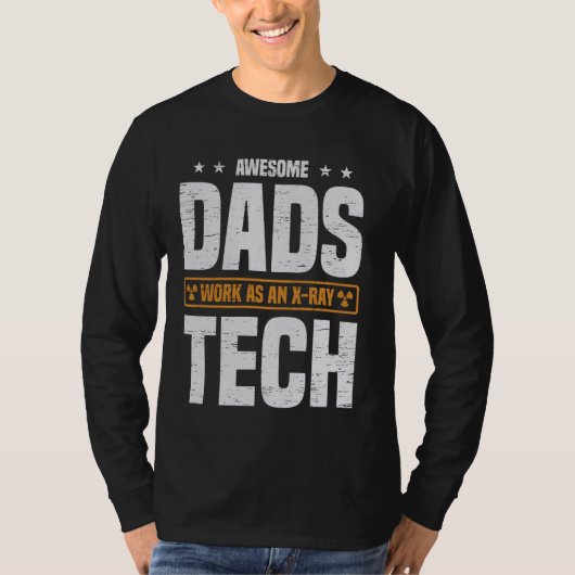 素晴らしパパはX線技術の放射線学として機能する Tシャツ (正面)