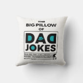 素晴らしパパジョークデザイン文字タイポグラフィ クッション (裏面)